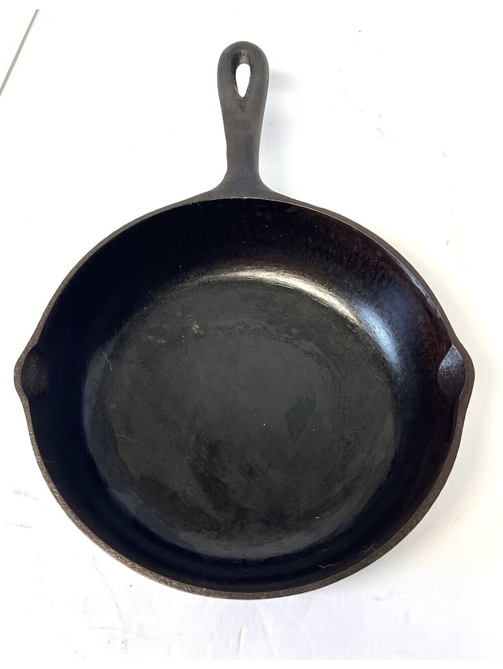 Unmarked Birmingham Stove 8-1/6 Inch Cast Iron Skillet Single Notch 1930’s